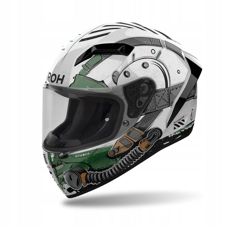 MOTORCYCLE HELMET AIROH CONNOR ALLIGATOR GLOSS L