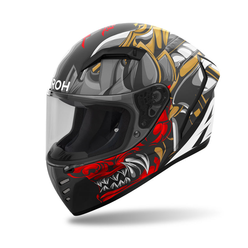 MOTORCYCLE HELMET AIROH CONNOR SAMURAI MATT XL