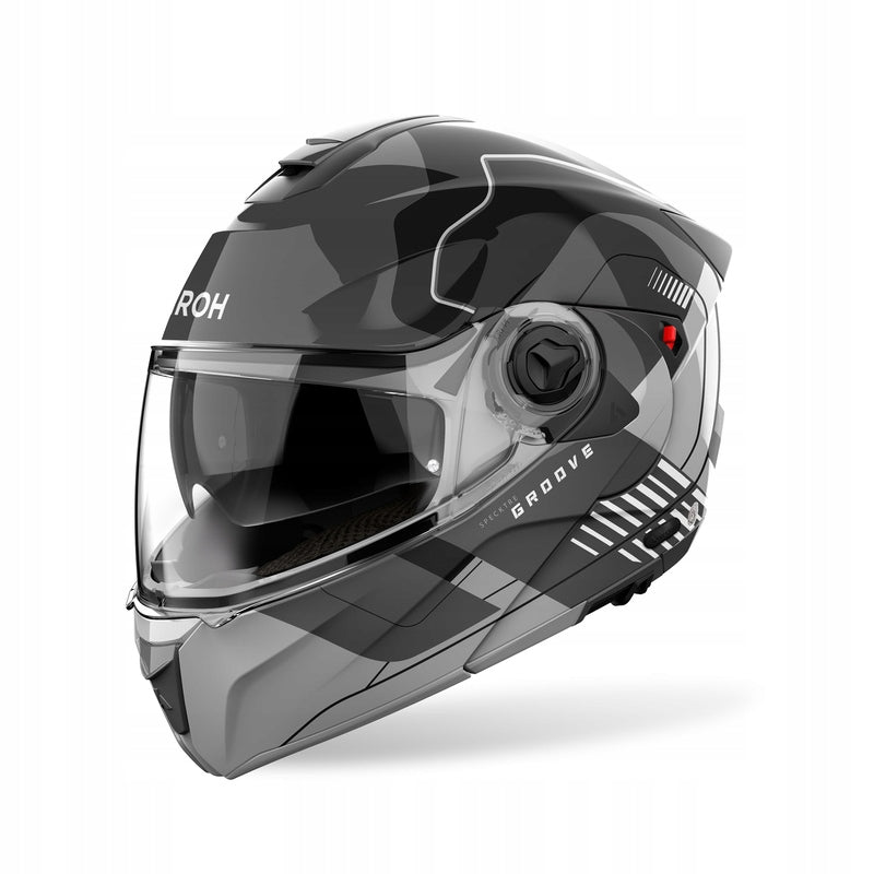 MOTORCYCLE HELMET AIROH SPECKTRE GROOVE GREY GLOSS M