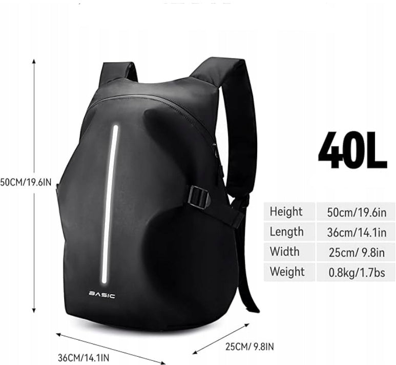 MOTORCYCLE HELMET BACKPACK ACCESSORIES MOTORCYCLE BAG REFLECTIVE MOTORCYCLE 40L Packaging status original