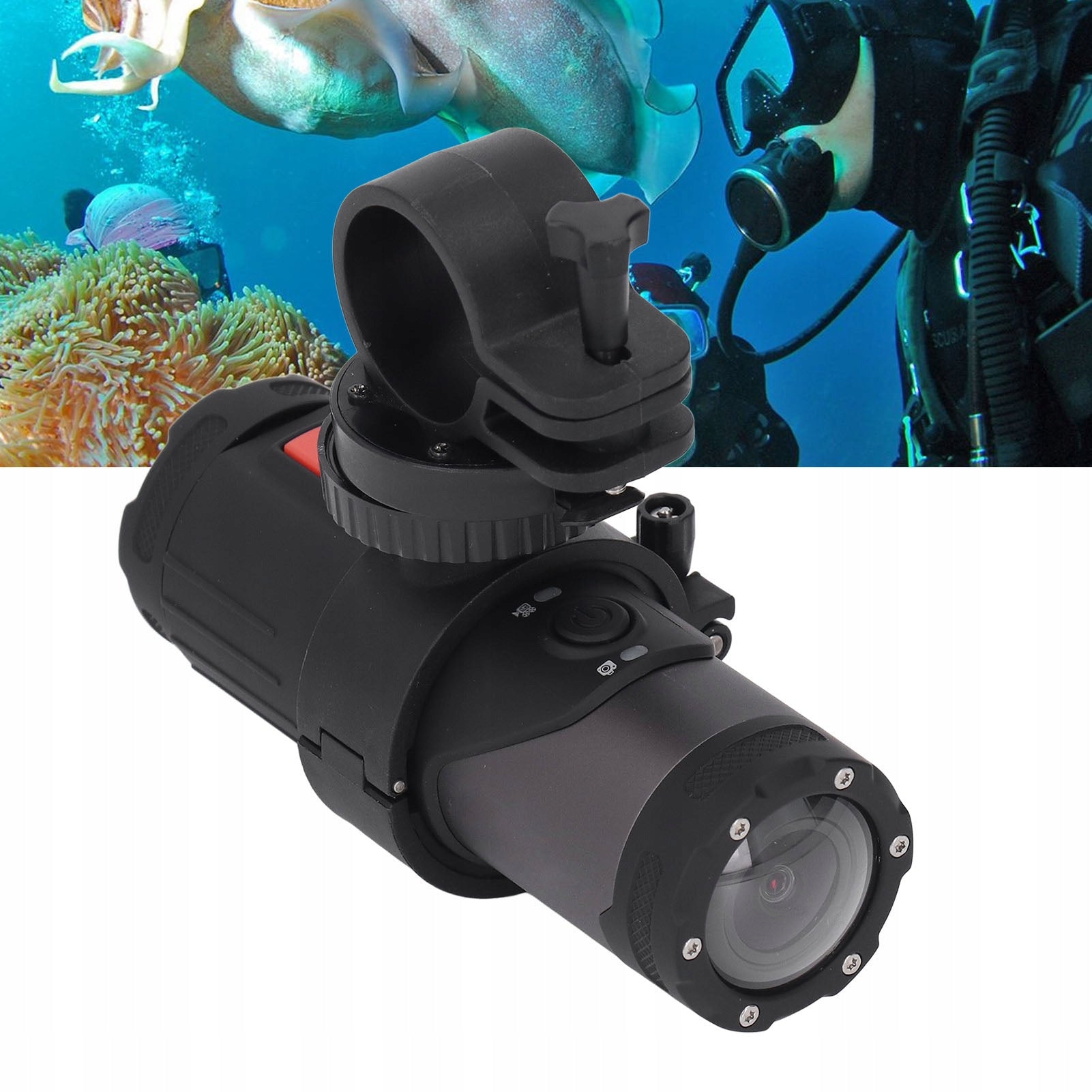MOTORCYCLE HELMET CAMERA S20 4K MP4 1000MAH WATERPROOF ANTI SHAKE Model 2610220136311