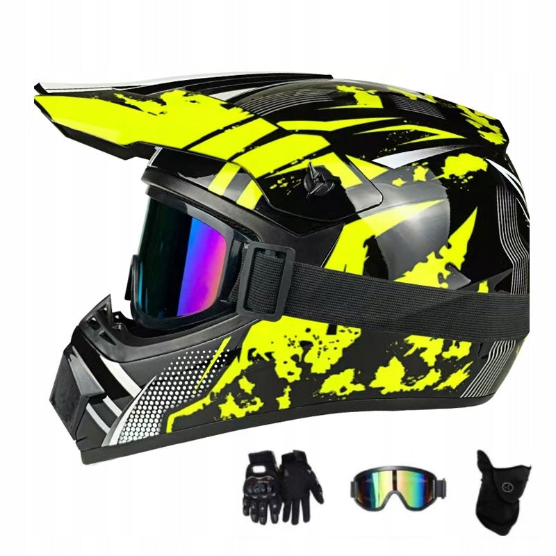 MOTORCYCLE HELMET CHILDREN ENDURO QUAD WITH GOGGLES Manufacturer's catalog number zhanhuannet