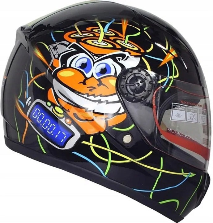 MOTORCYCLE HELMET CHILDREN'S JAW SCOOTER QUAD GOKART SCOOTER M Manufacturer's catalog number KASK CHŁOPAKA DZIEWCZYNY