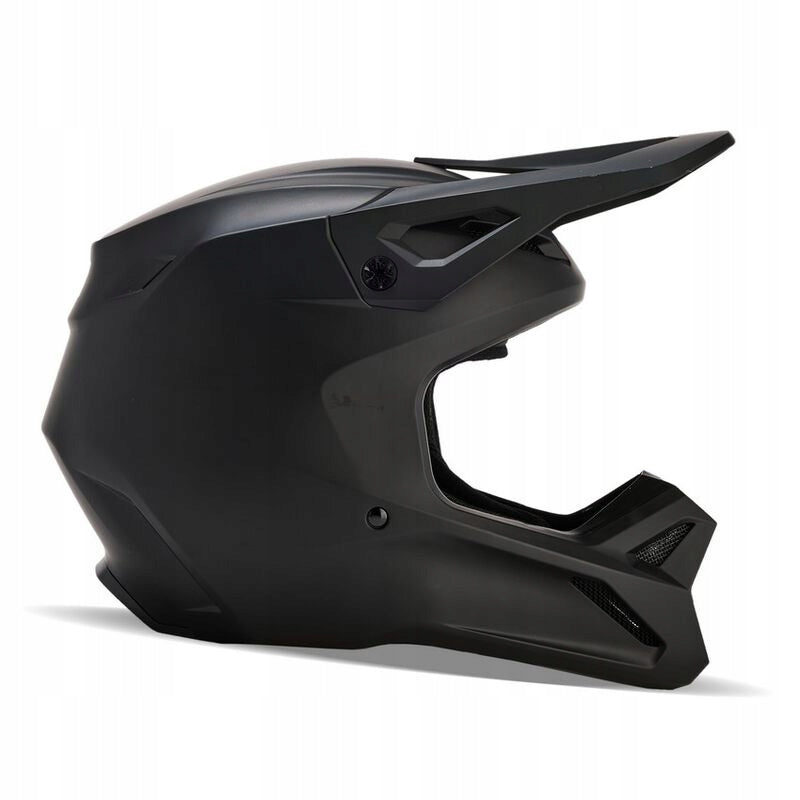 MOTORCYCLE HELMET CROSS ENDURO OFF-ROAD FOX V1 SOLID MATTE BLACK FOR GIFT Manufacturer's catalog number 257495