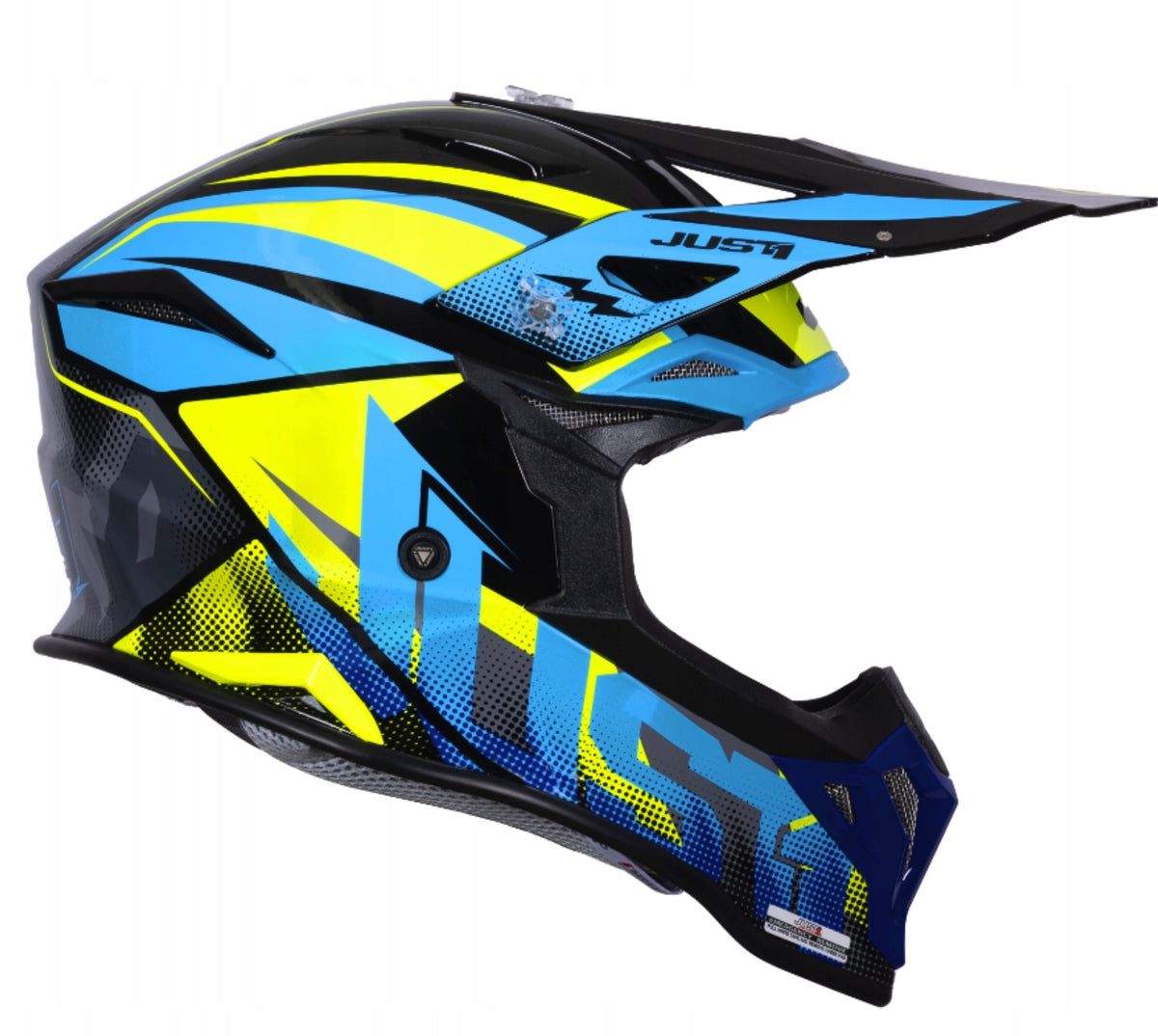 MOTORCYCLE HELMET CROSS QUAD SCOOTER Enduro M JUST J39 Fluo Neon M 57-58CM Manufacturer's catalog number KASJUS022