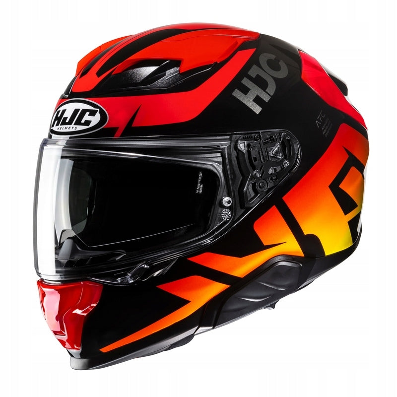 MOTORCYCLE HELMET HJC F71 BARD BLACK RED (L)