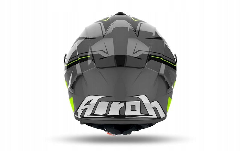 MOTORCYCLE HELMET INTEGRAL AIROH SPARK 2 DART YELLOW GLOSS GREY M Manufacturer Airoh