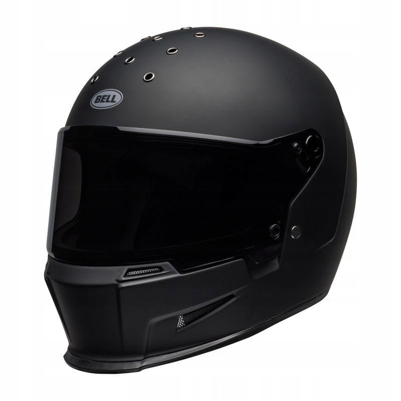 MOTORCYCLE HELMET INTEGRAL BELL ELIMINATOR SOLID BLACK MATT FOR GIFT
