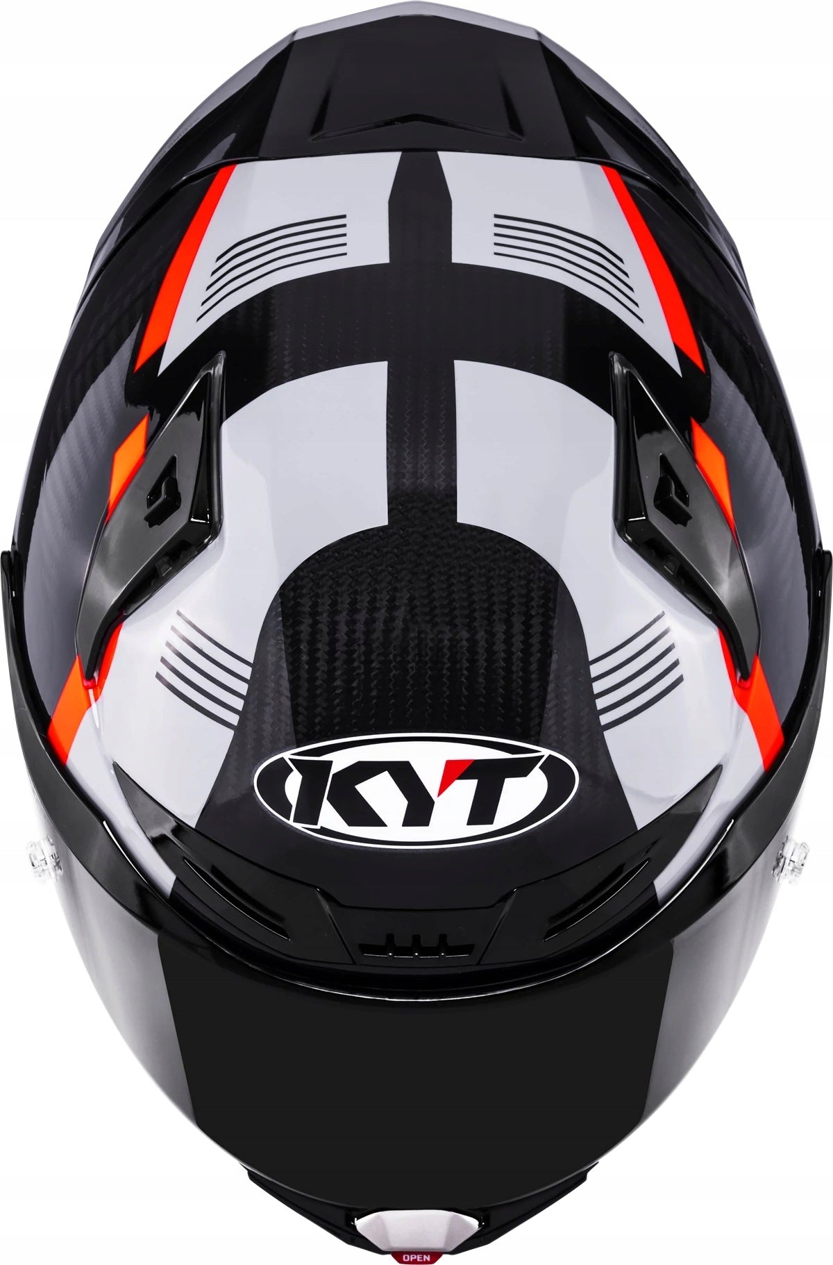 MOTORCYCLE HELMET INTEGRAL KYT R1R CARBON ZONE RED ECE 22.06 SIZE. S Manufacturer KYT