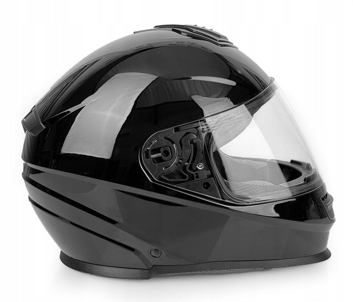 MOTORCYCLE HELMET INTEGRAL WITH BLEND WOLF ECLIPSE BLACK GLOSS M Manufacturer Wolf