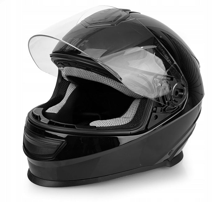 MOTORCYCLE HELMET INTEGRAL WITH BLEND WOLF ECLIPSE BLACK GLOSS M Size M