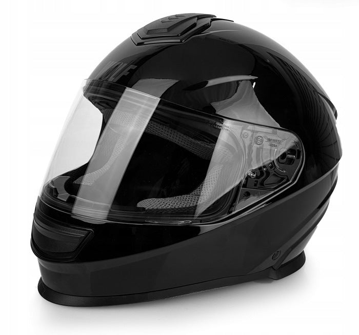MOTORCYCLE HELMET INTEGRAL WITH BLEND WOLF ECLIPSE BLACK GLOSS M