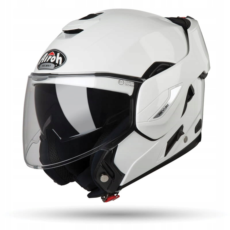 MOTORCYCLE HELMET JAW MODULAR AIROH REV 19 COLOR WHITE GLOSS Manufacturer's catalog number REV19-14-XS