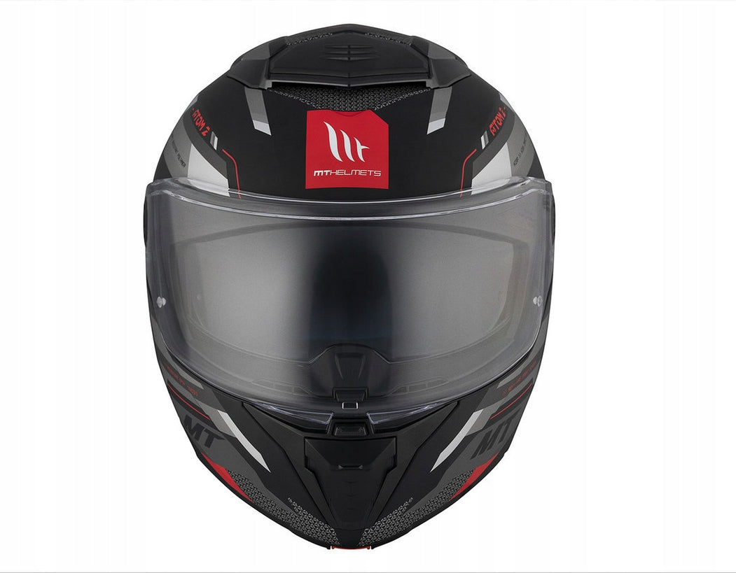 MOTORCYCLE HELMET JAW MT HELMETS ATOM 2 SV BAST D5 BLACK WHITE MAT Manufacturer's catalog number 1335A252513