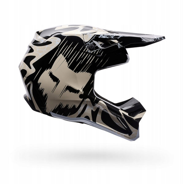 MOTORCYCLE HELMET JUNIOR FOX V1 DIFFUSE SE BLACK YS