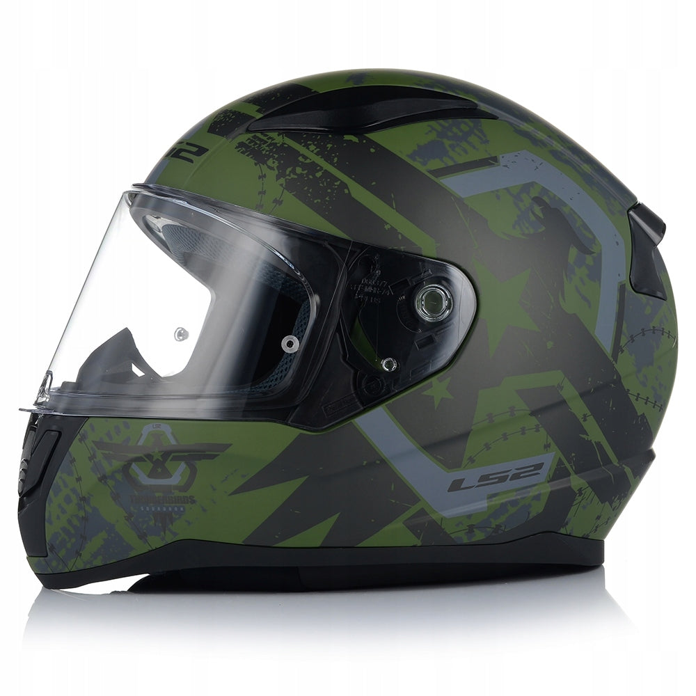 MOTORCYCLE HELMET LS2 FF353 RAPID II THUNDER BIRDS SYSTEM PINLOCK ECER 22.06 Manufacturer's catalog number KASK FF353 RAPID II