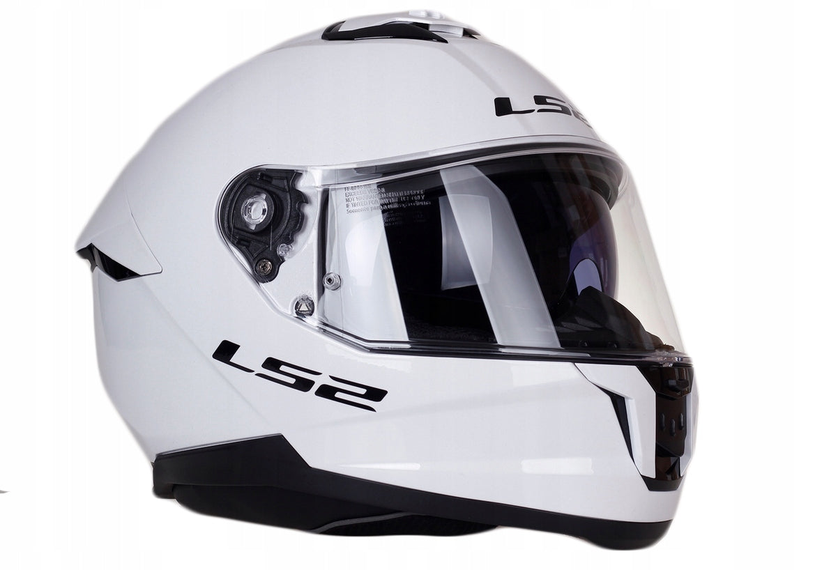 MOTORCYCLE HELMET LS2 FF808 STREAM II BLENDA WHITE Packaging status original