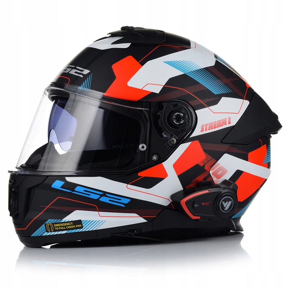 MOTORCYCLE HELMET LS2 FF808 STREAM MICA PINLOCK SYSTEM + BLEND + INTERCOM Manufacturer's catalog number 1322V+AK1680838015