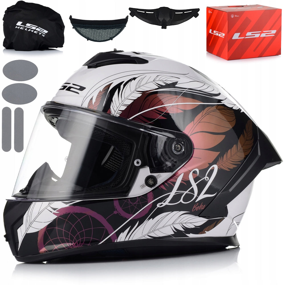 MOTORCYCLE HELMET | LS2 FF820 RAPID III BOHO | PINLOCK SYSTEM | ECER 22.06