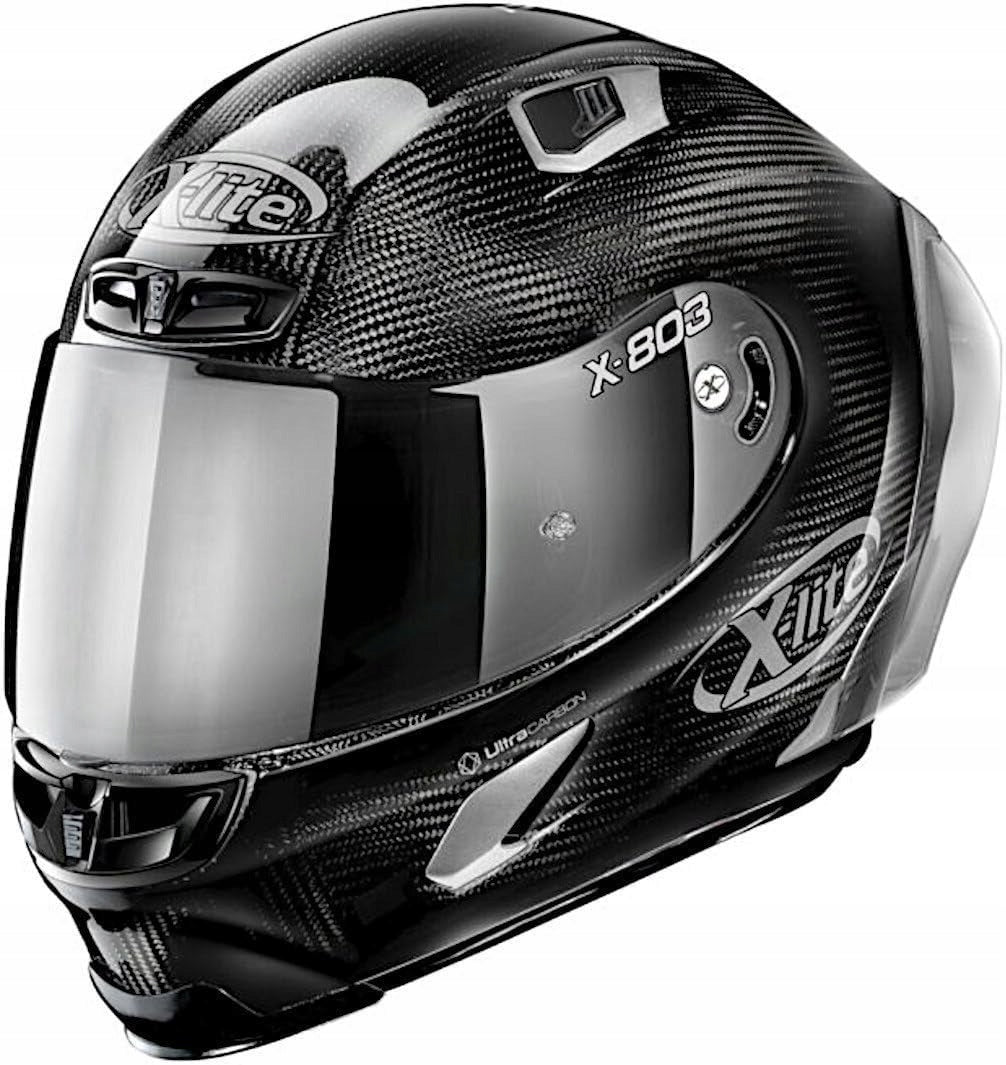 MOTORCYCLE HELMET NOLAN X-LITE X-803 RS ULTRA CARBON SILVER EDITION ROZ. XL