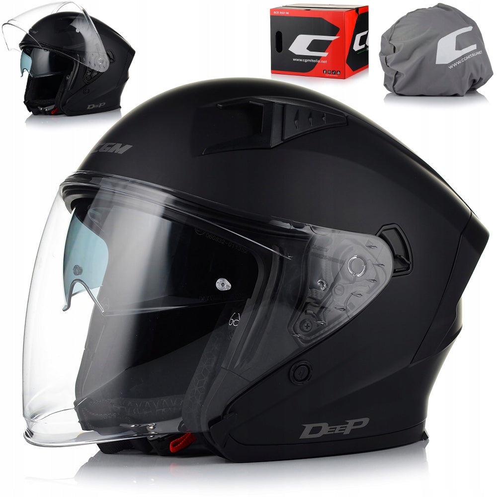 MOTORCYCLE HELMET OPEN | CGM 127A | SCOOTER CHOPPER LIGHT 22.06 + BLEND