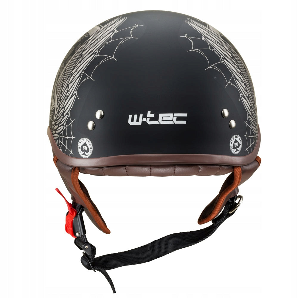 MOTORCYCLE HELMET OPEN CHOPPER W-TEC BLACK HEART LONGROAD SIZE XS BLENDA Manufacturer W-tec