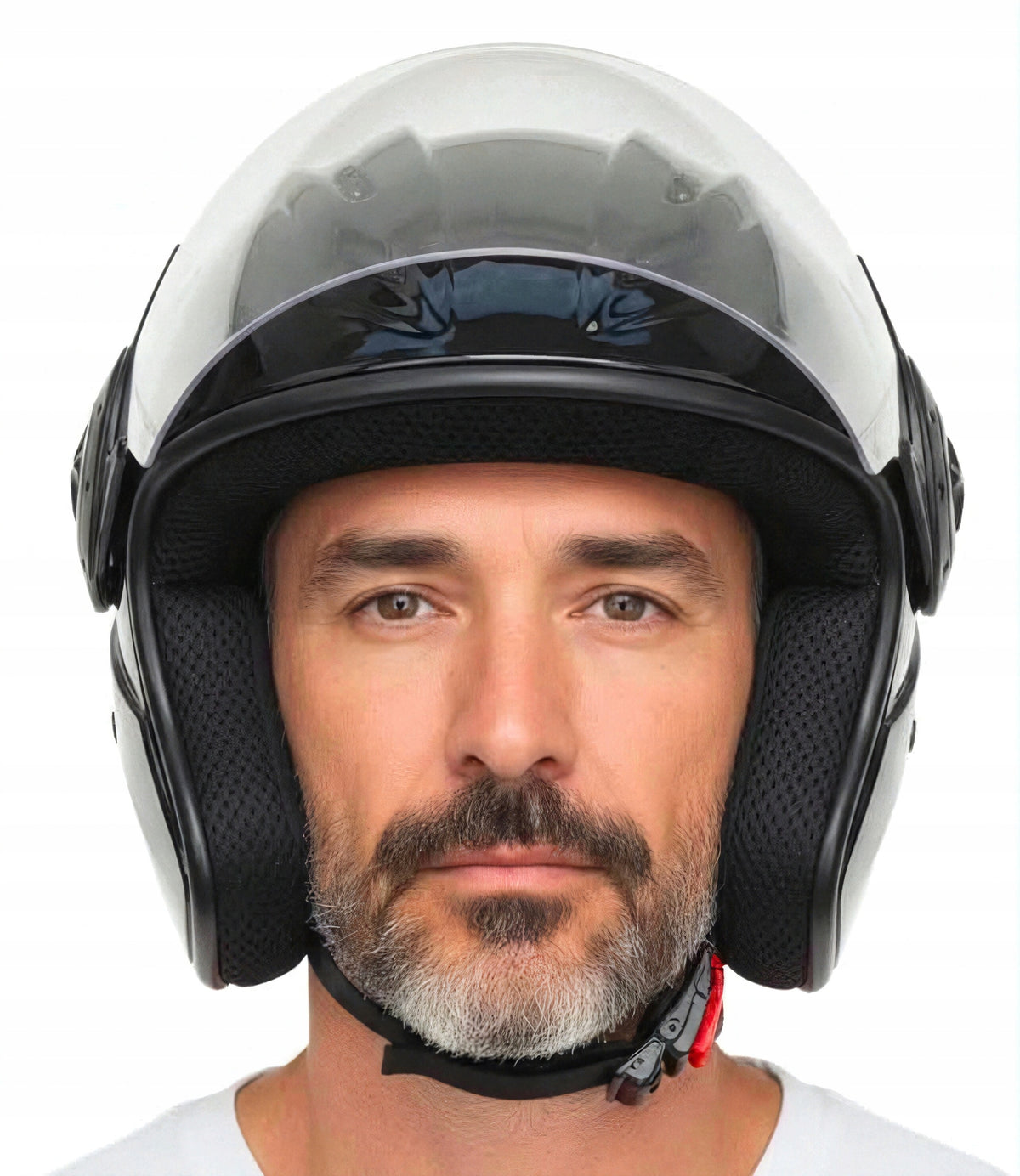 MOTORCYCLE HELMET OPEN GLOSS SCOOTER CHOPPER M 57-58 cm Packaging status original