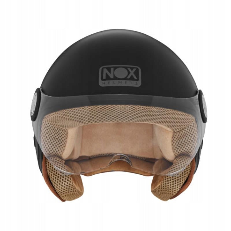 MOTORCYCLE HELMET OPEN JET NOX N210 EVO BLACK MAT XL