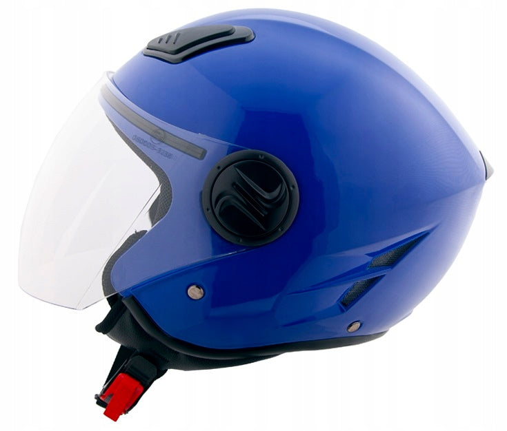 MOTORCYCLE HELMET OPEN JET SCOOTER BIKE MOTOR BLUE M HOMOLOGATION ECE Manufacturer's catalog number MCGKA20232