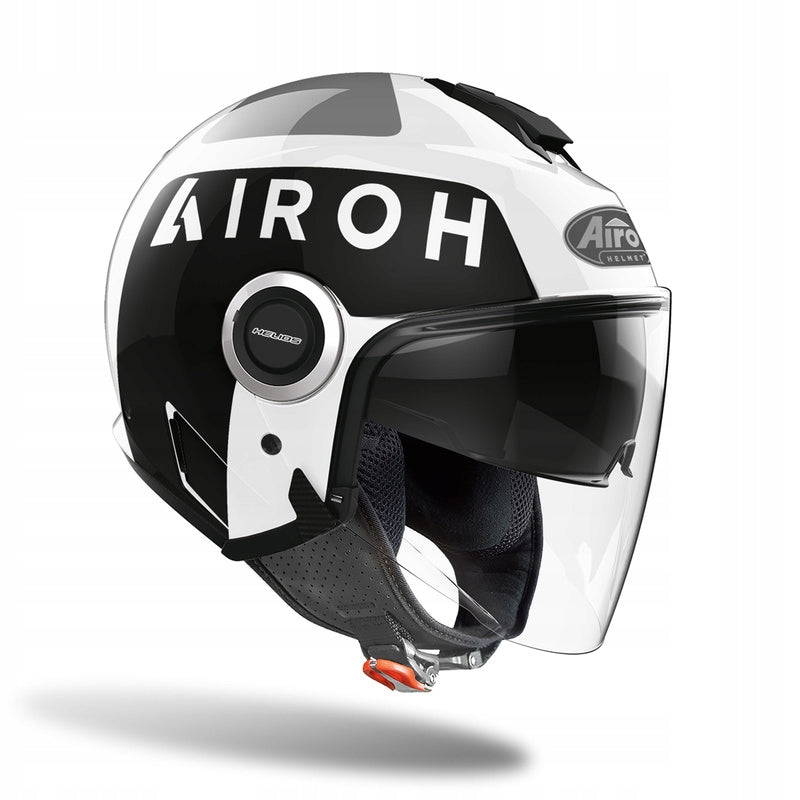 MOTORCYCLE HELMET OPEN JETT AIROH HELIOS UP WHITE FOR GIFT Manufacturer's catalog number HE_UP38_XS