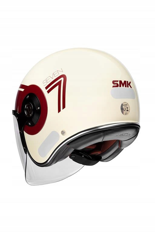 MOTORCYCLE HELMET OPEN SMK RETRO JET GL130 GLOSS WHITE M 57-58cm Manufacturer SMK
