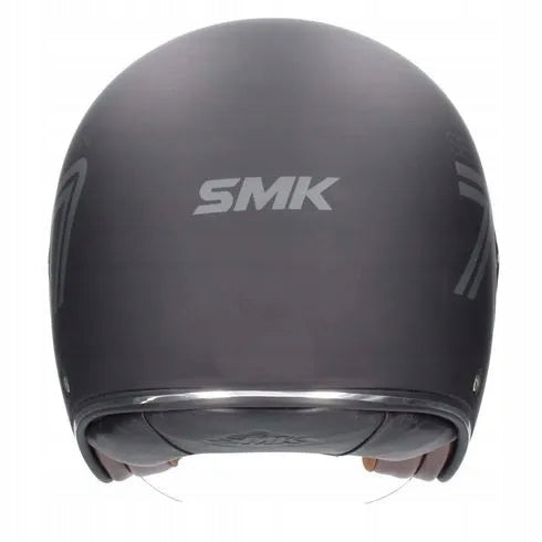 MOTORCYCLE HELMET OPEN SMK RETRO JET MA260 GREY BLACK MATT M 57-58cm EAN (GTIN) 4057237568274