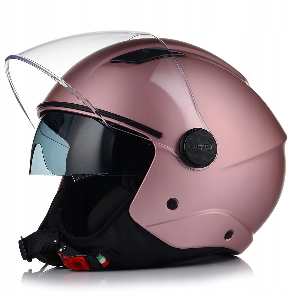 MOTORCYCLE HELMET OPEN | VITO SARENTA WOMEN | SCOOTER CHOPPER + BLEND Packaging status original