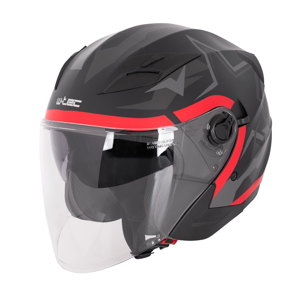 MOTORCYCLE HELMET OPEN W-TEC Barcel Vermella SCOOTER BLENDA JET r. XXL