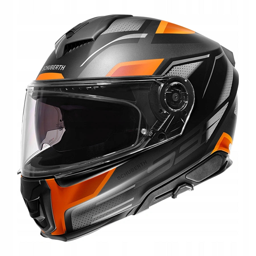 MOTORCYCLE HELMET SCHUBERTH S3 STORM ORANGE INTEGRAL WITH BLEND MAT r. XL
