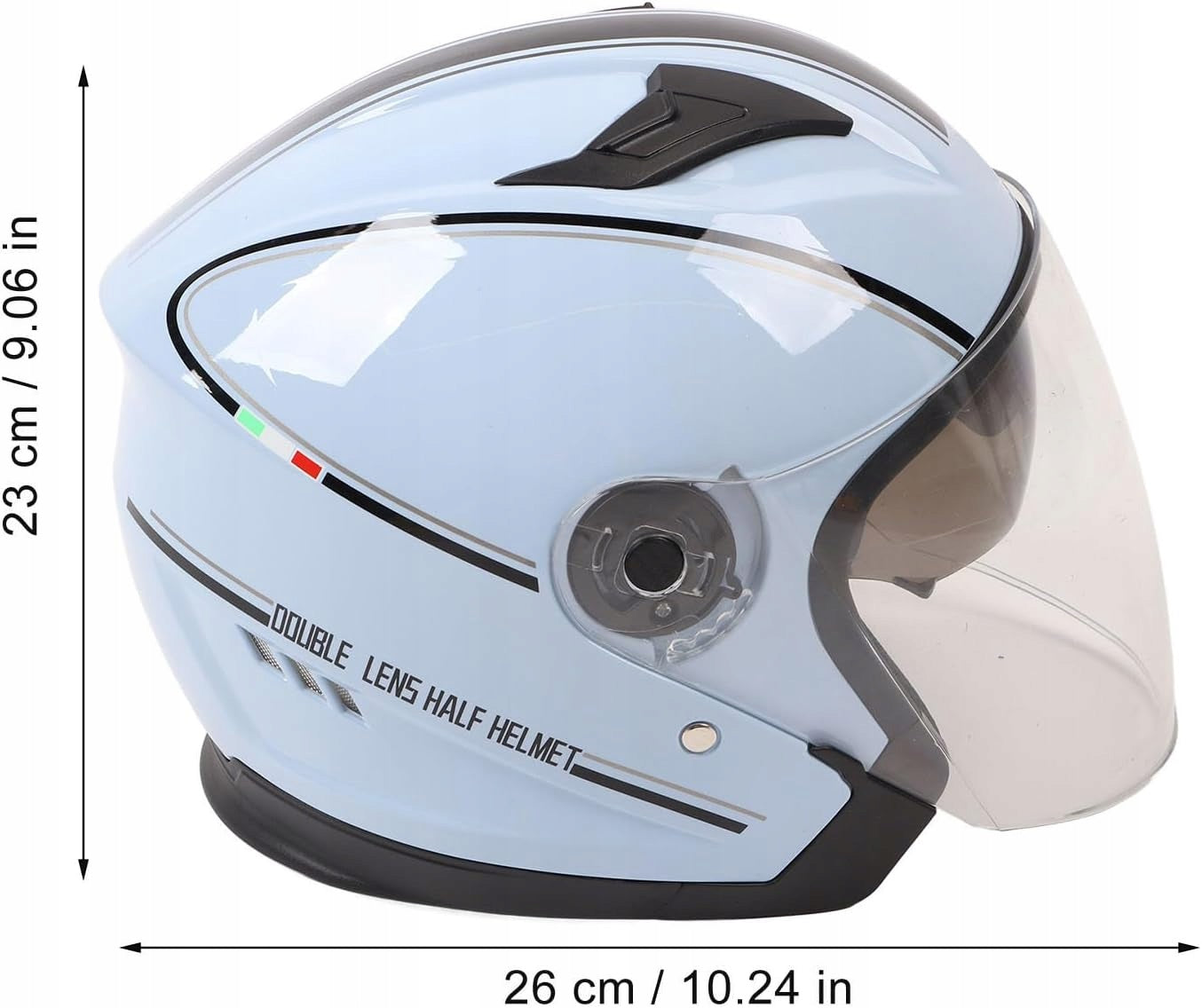 MOTORCYCLE HELMET SEMI-FACE LIGHT ABS OPEN WINDPROOF Manufacturer no brand