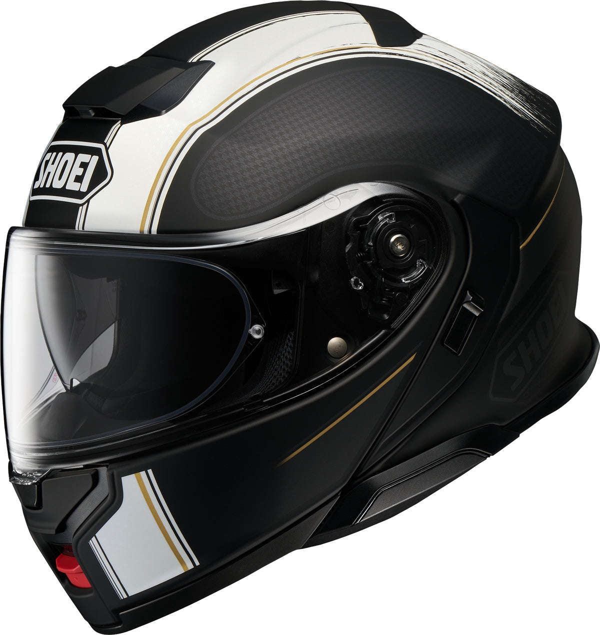 MOTORCYCLE HELMET SHOEI NEOTEC III SATORI TC-5 BLACK WHITE