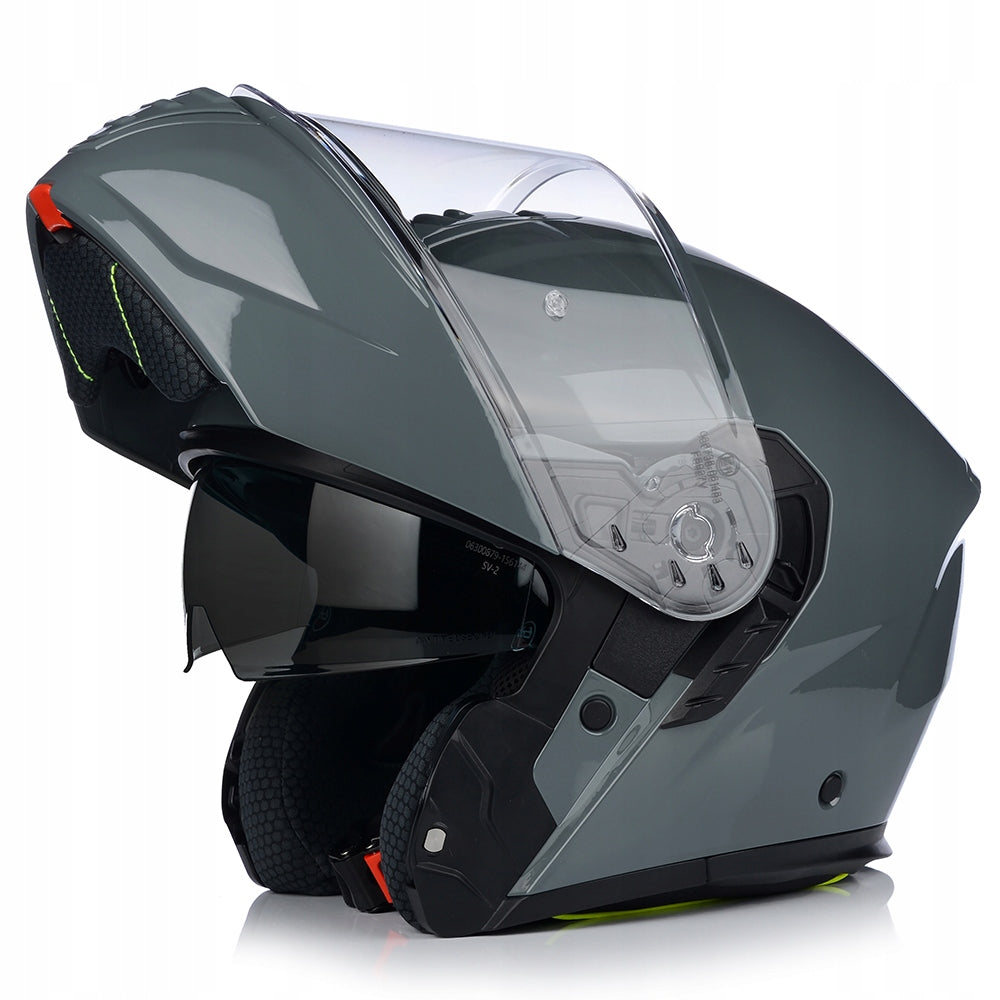MOTORCYCLE HELMET | VITO FURIO NARDO GREY | PINLOCK MOUTH SYSTEM + BLENDA EAN (GTIN) 8720849931977