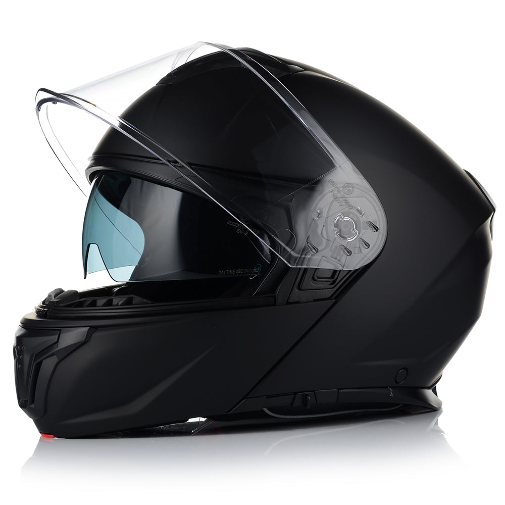 MOTORCYCLE HELMET | VITO PRATO BLACK MATT | JAW ECE 22.06 + BLEND Packaging status original