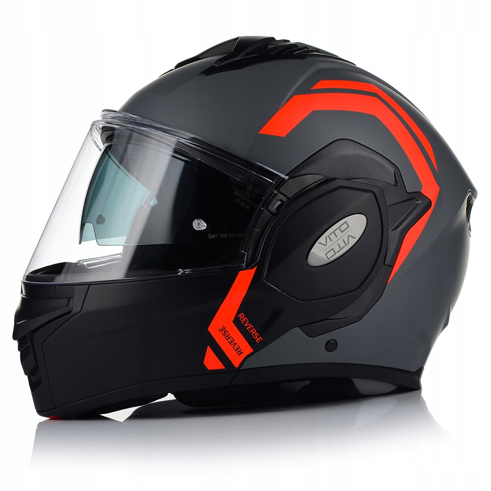 MOTORCYCLE HELMET | VITO REVERSE FLUO | MODULAR + PINLOCK + BLEND Manufacturer VITO