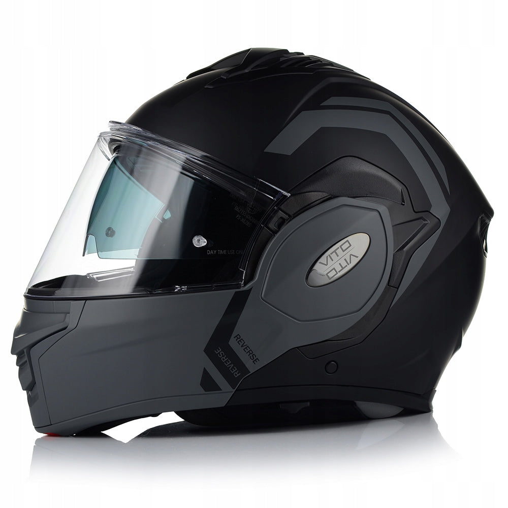 MOTORCYCLE HELMET | VITO REVERSE GREY | MODULAR + PINLOCK + BLEND Manufacturer VITO