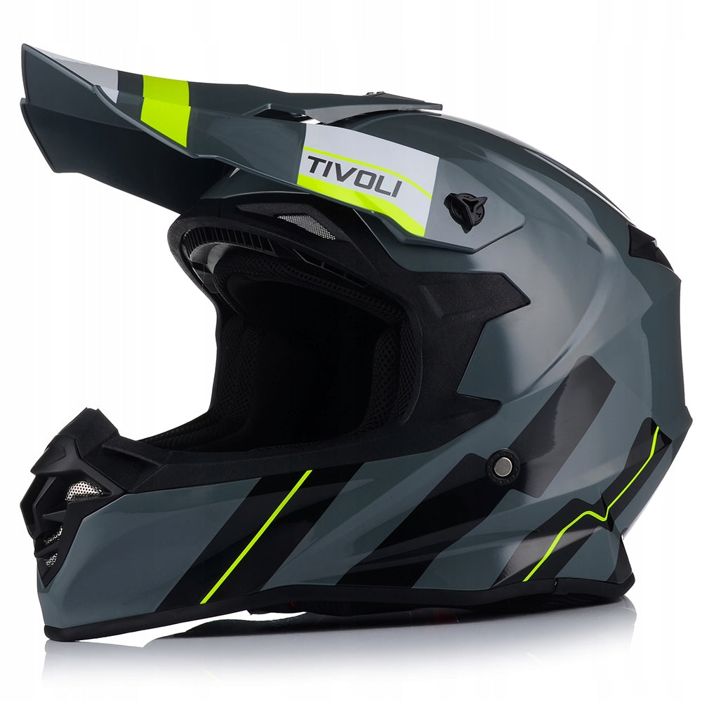 MOTORCYCLE HELMET | VITO TIVOLI NARDO GREY | OFF-ROAD ENDURO CROSS QUAD ATV Manufacturer VITO