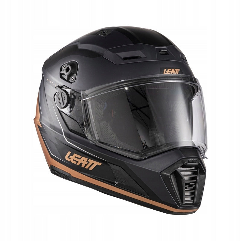 MOTORCYCLE HELMET WITH GOGGLES LEATT ADV 7.5 BLACK BRONZE (L) Manufacturer's catalog number 1026001553