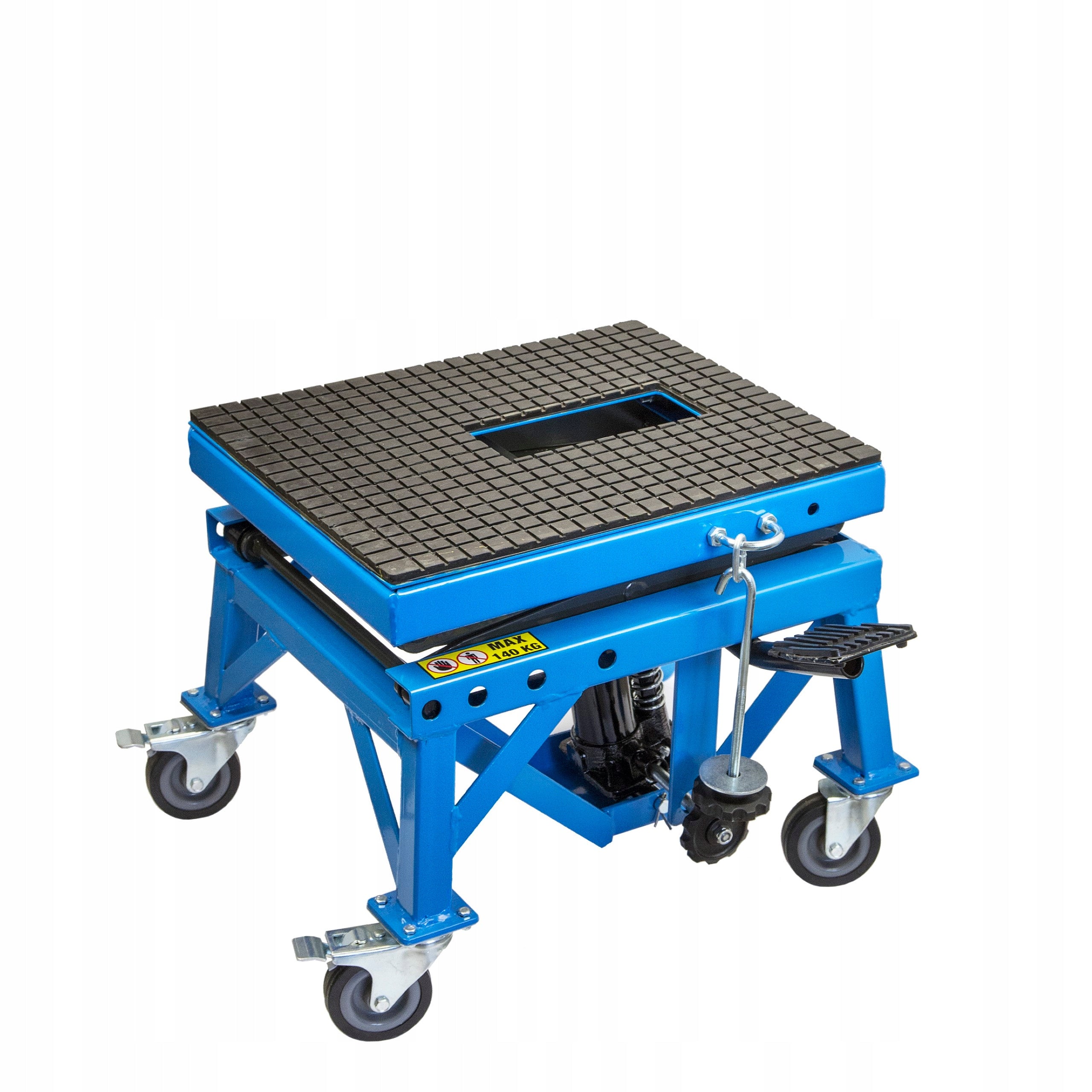 MOTORCYCLE HYDRAULIC SCISSOR LIFT WITH WHEELS RACK 140 KG STIX Manufacturer Stix