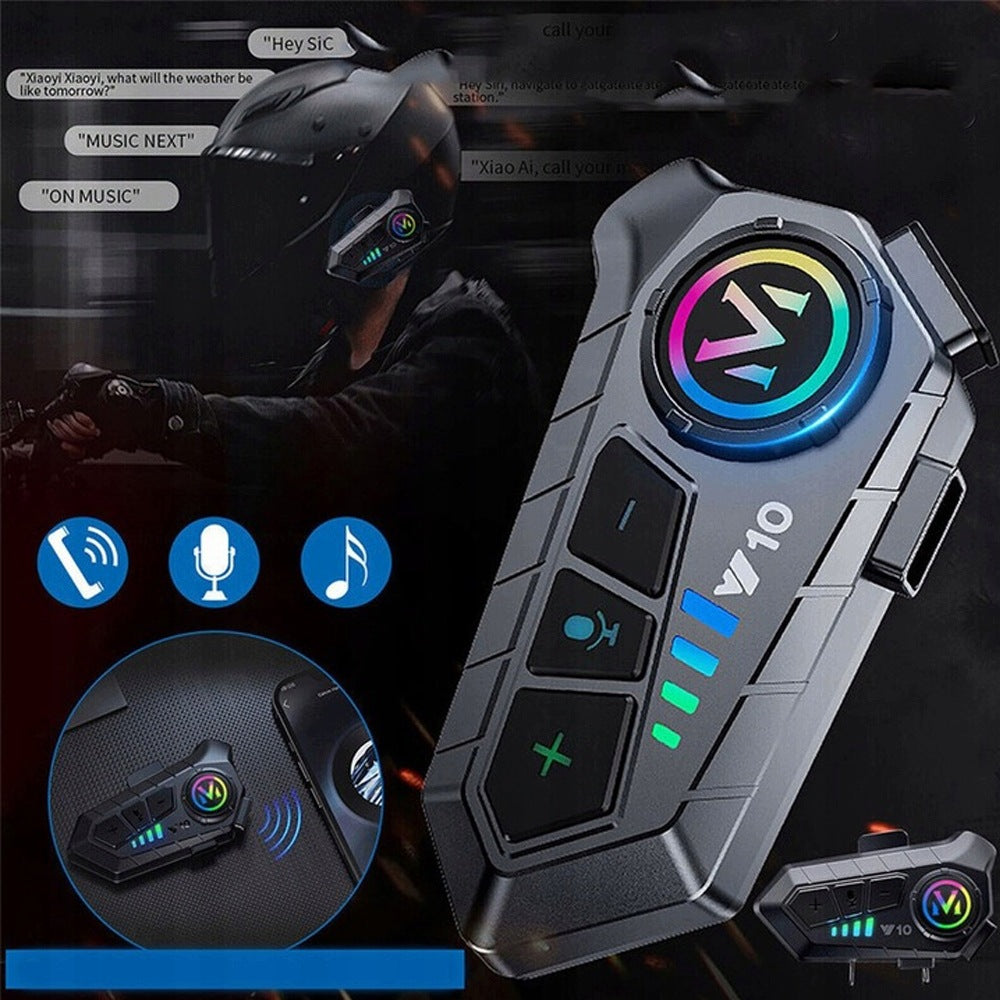 MOTORCYCLE INTERCOM BLUETOOTH HEADSET, MOTORCYCLE HELMET INTERCOM Model Interkom Motocyklowy Bluetooth