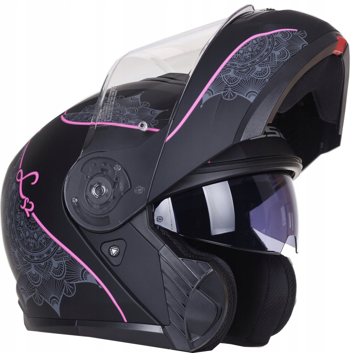 MOTORCYCLE JAW HELMET LS2 FF908 STROBE II Lux Pink r.S Manufacturer LS2