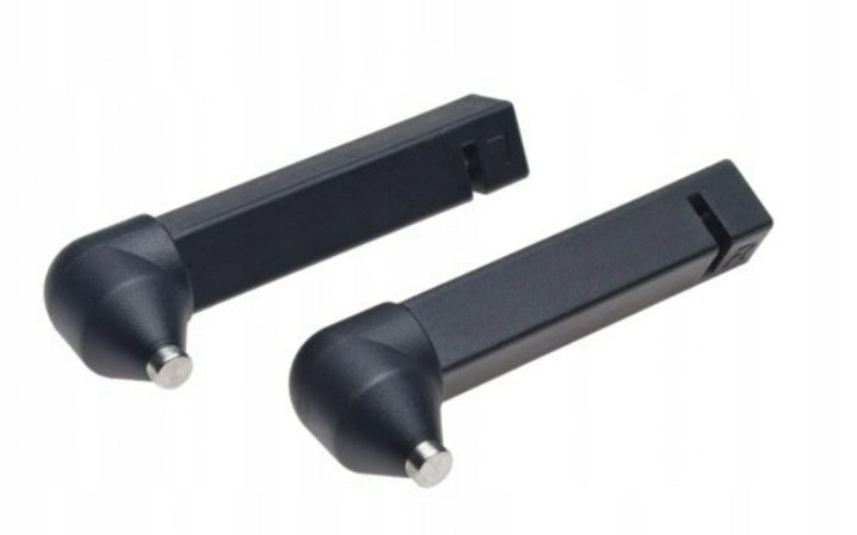 MOTORCYCLE LIFT HANDLES FRONT Cones 2 Pieces Black 20mm Lifting capacity 200 kg