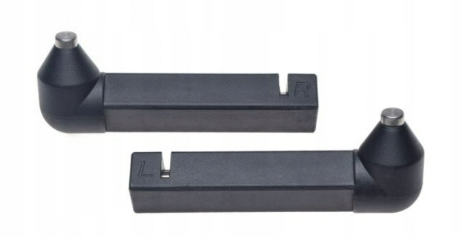 MOTORCYCLE LIFT HANDLES FRONT Cones 2 Pieces Black 20mm Packaging status original
