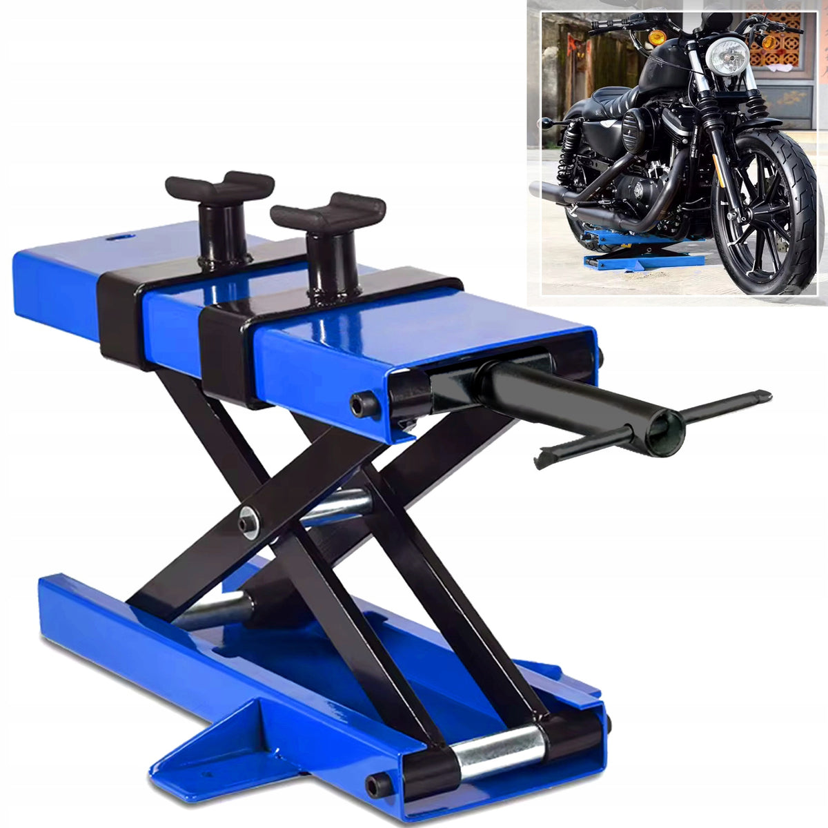 MOTORCYCLE LIFT SCREW MECHANICAL STAND 500 KG 95-400mm