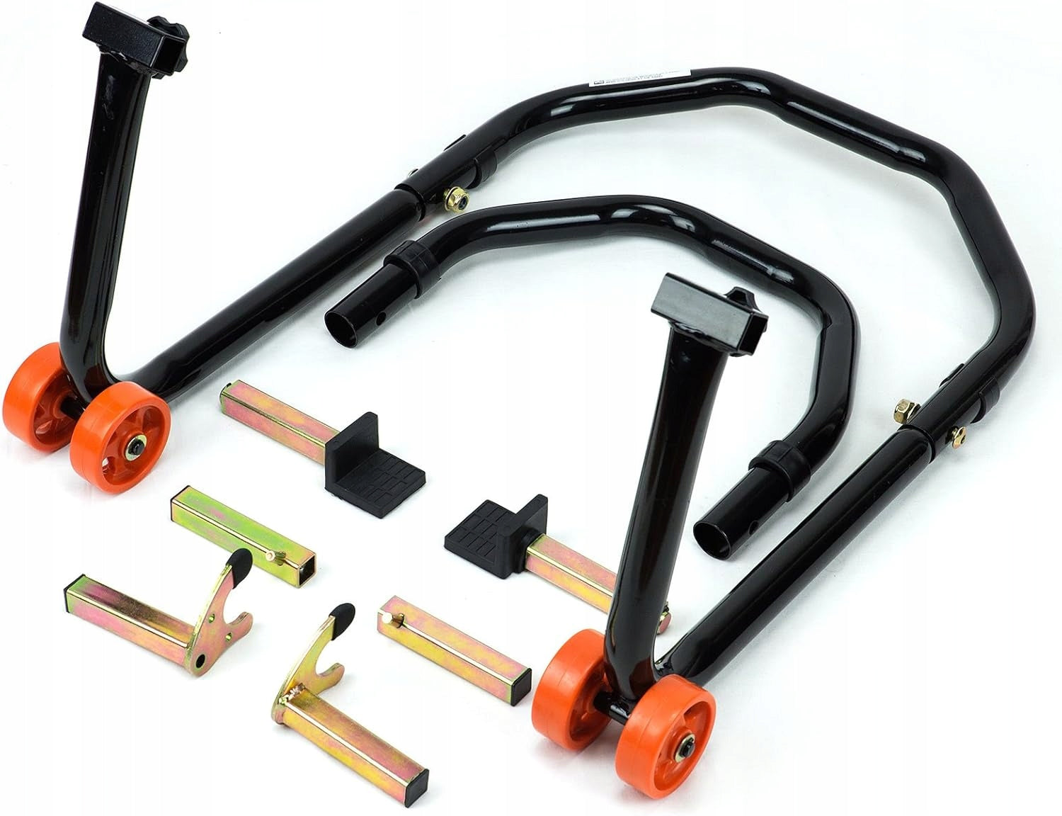 MOTORCYCLE LIFT STAND FOR FRONT REAR SWING ARM ROLLERS SWING ARMS L V